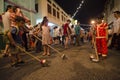 Kidds enjoy playing handmade lantern during Georgetown Heritage Festival.